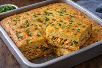 Torta de frango de liquidificador